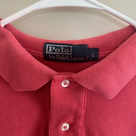 Polo by Ralph Lauren Men’s Classic Fit Polo Shirt | Size L | Red - Picture 4 of 4